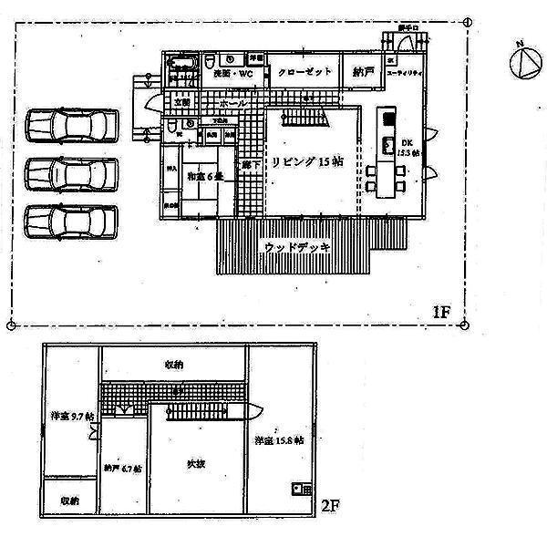 Floor plan. 26,800,000 yen, 4LDK, Land area 330 sq m , Building area 103.25 sq m