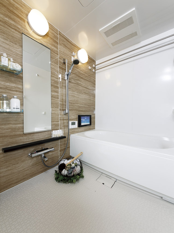 Bathing-wash room.  [bathroom] Bathroom to be healed in cleanliness and coziness. Elegant design and calculated comfortable to use, Friendly detail and that does not matter generation. It will produce to enhance the refresh time (D1 type model room)