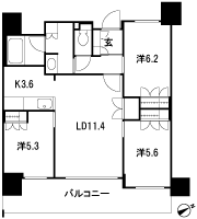 Floor: 3LDK, occupied area: 70.49 sq m, Price: 27,958,600 yen