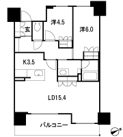 Floor: 2LDK, occupied area: 66.08 sq m, Price: 28,383,800 yen