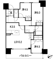 Floor: 3LDK, occupied area: 66.08 sq m, Price: 28,383,800 yen