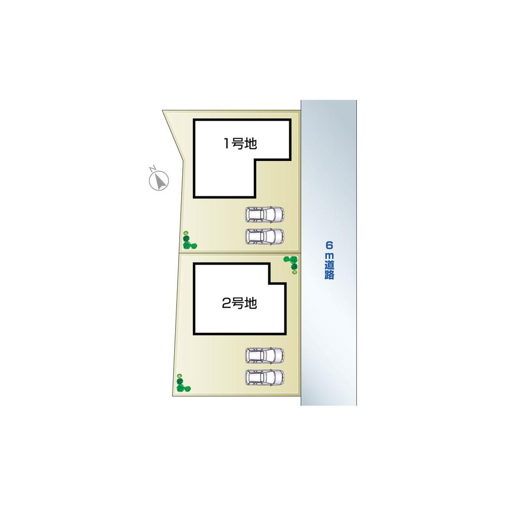 The entire compartment Figure. Minamikomatsu first phase! 2 subdivisions!