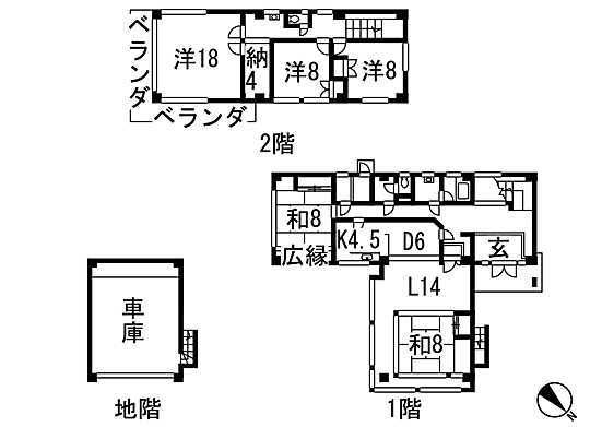 Other local. Conclusions type 5LDK + S Price 36,900,000 yen, Land area 332.86 sq m , Building area 251.61 sq m