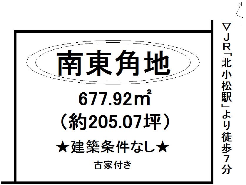 Compartment figure. Land price 7 million yen, Land area 677.92 sq m compartment view