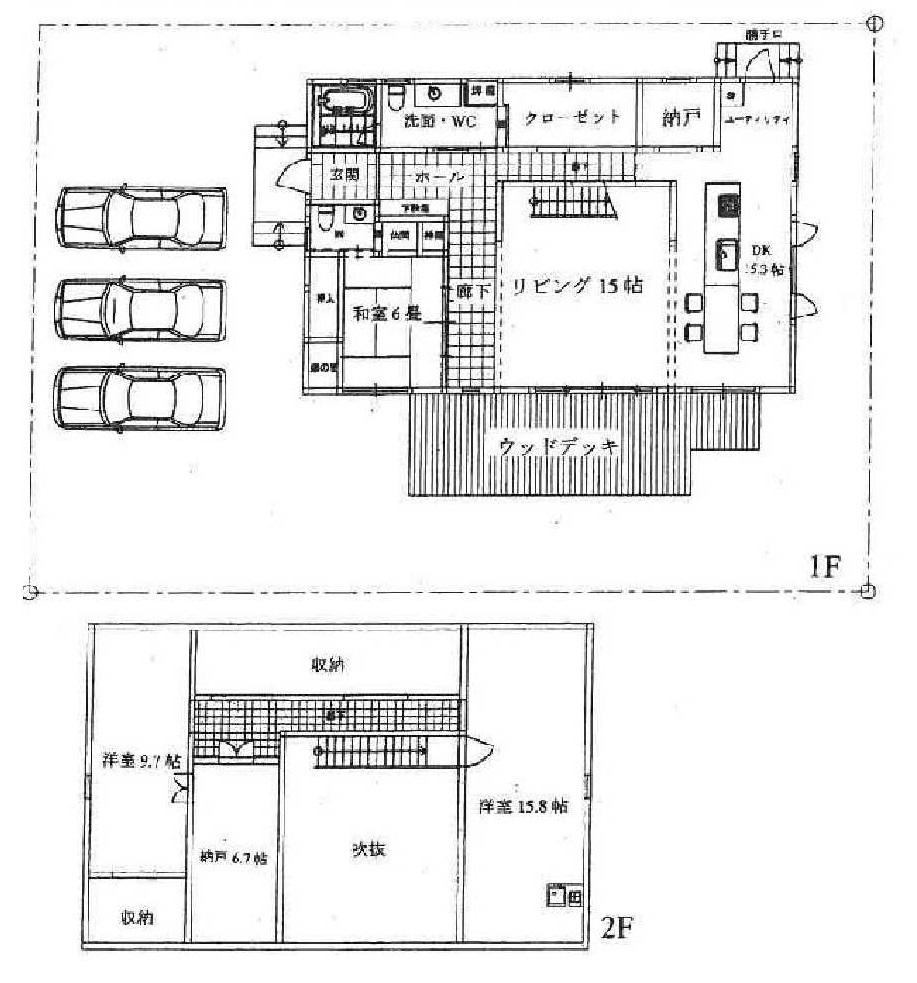 Floor plan. 26,800,000 yen, 4LDK, Land area 330 sq m , Building area 103.25 sq m