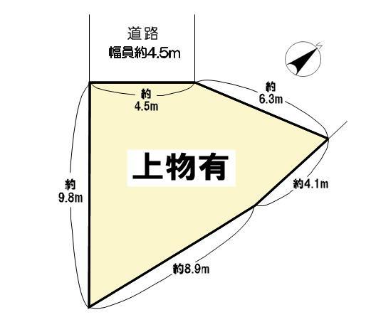 Compartment figure. Land price 3.8 million yen, Land area 60.92 sq m