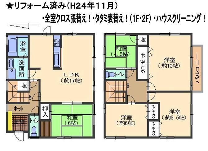 Floor plan. 19,800,000 yen, 5LDK, Land area 201.3 sq m , Building area 120.27 sq m