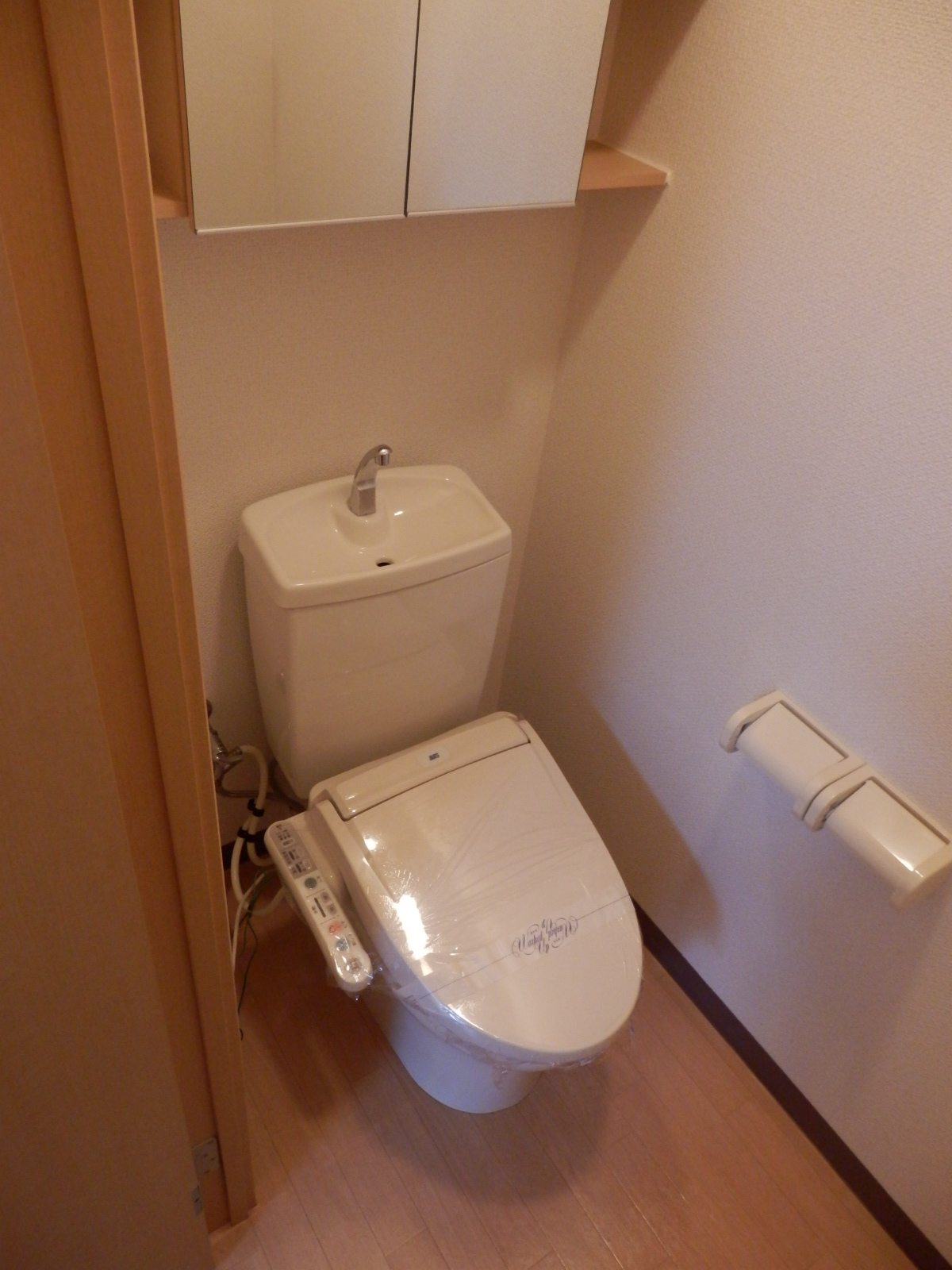 Toilet. Warm water washing toilet seat. It is with heating toilet seat ☆