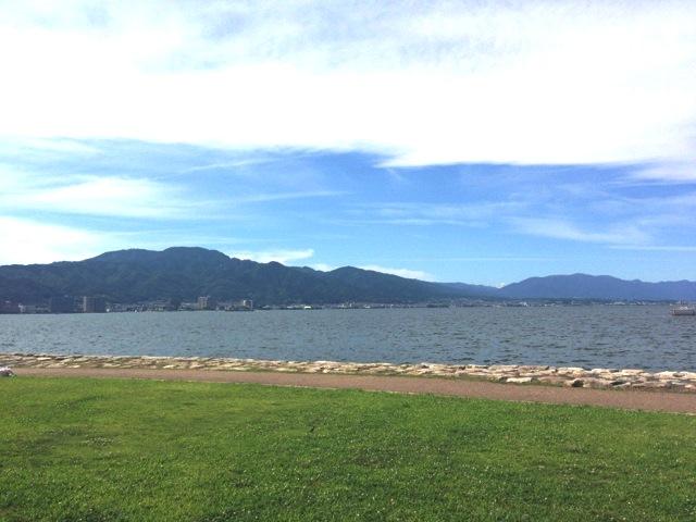 Other. Lake Biwa. It is comfortable to walk