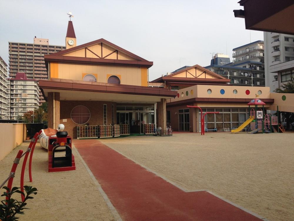 kindergarten ・ Nursery. Nionohama 308m who small children come to the nursery, Since the nursery is close is deposited easy.