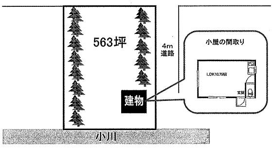 Compartment figure. Land price 8.4 million yen, Land area 1863 sq m