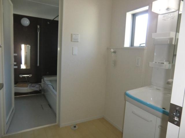 Bathroom. Interior, System bus and basin undressing laundry room