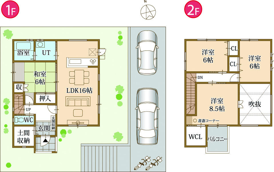 Floor plan. (No. 10 land model plan), Price 26,831,000 yen, 4LDK, Land area 174.23 sq m , Building area 104.33 sq m