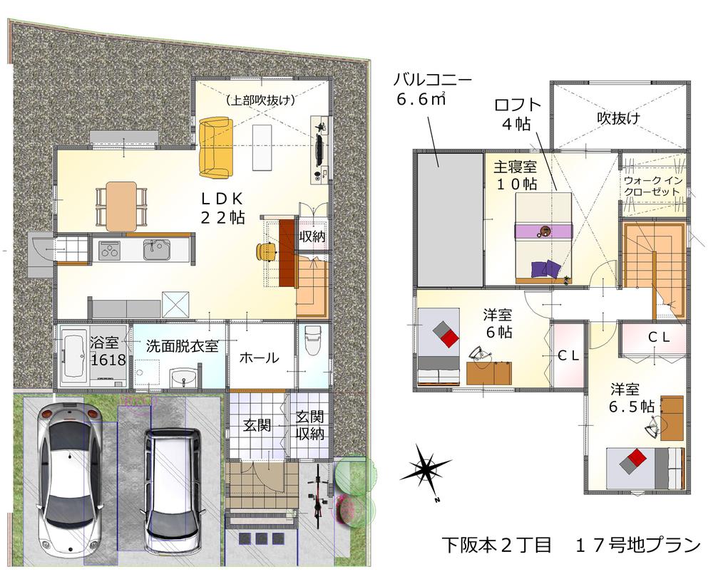 Floor plan. (No. 17 locations), Price 25,795,000 yen, 3LDK, Land area 132.69 sq m , Building area 105.15 sq m