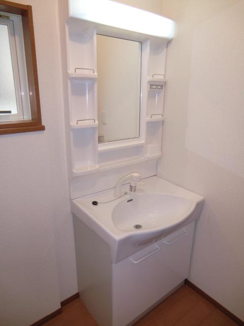 Other Equipment. Shampoo dresser with, Bathroom vanity.