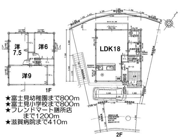 Floor plan. 16.8 million yen, 3LDK, Land area 129.53 sq m , Building area 92.74 sq m