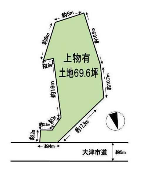 Compartment figure. Land price 12 million yen, Land area 230.24 sq m