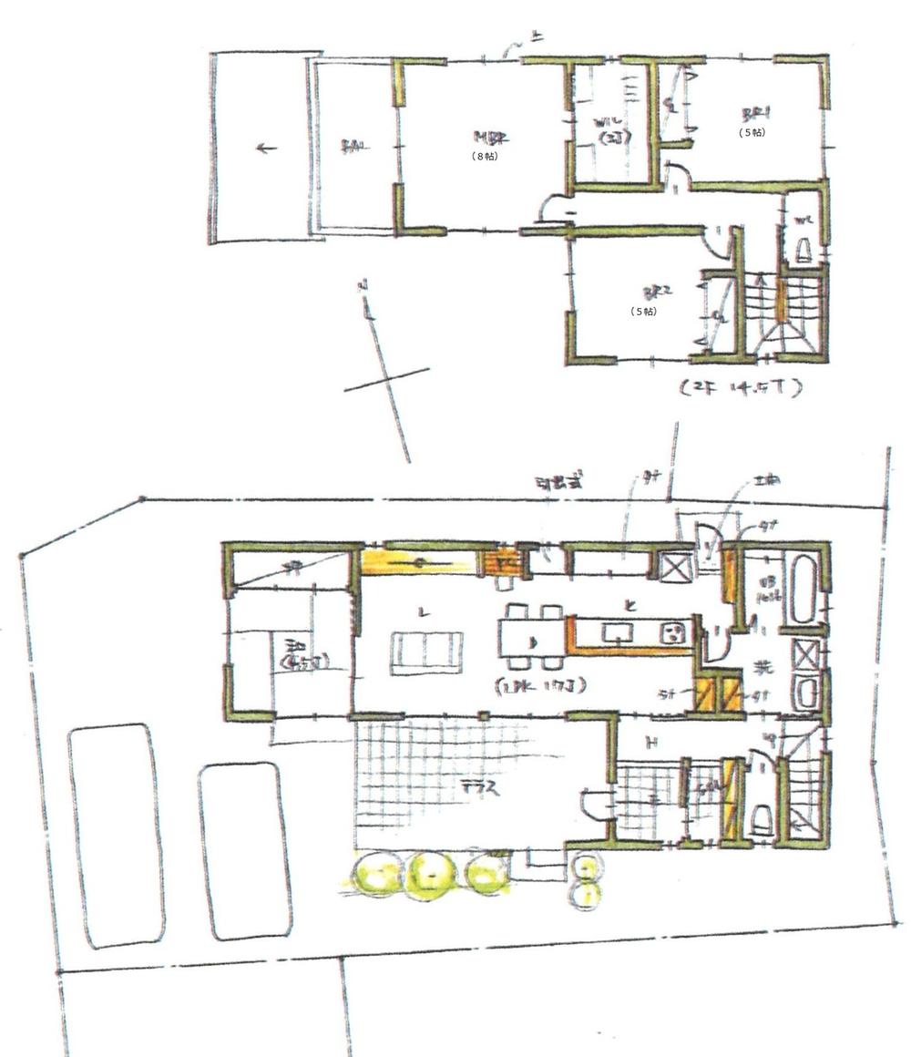 Floor plan. 23.8 million yen, 3LDK + S (storeroom), Land area 168.43 sq m , Building area 106.82 sq m