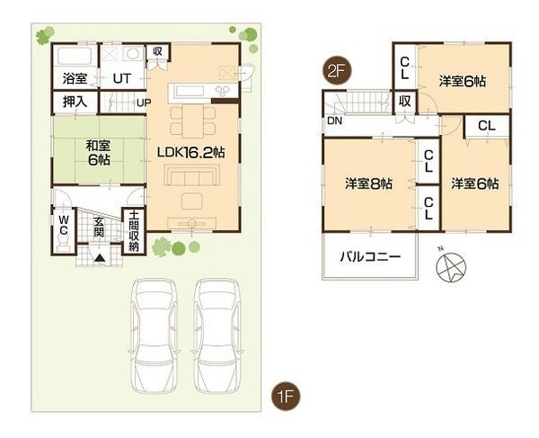 Floor plan. 28,350,000 yen, 4LDK, Land area 133.81 sq m , Building area 103.5 sq m