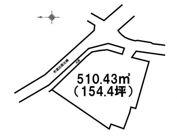 Compartment figure. Land price 15.5 million yen, Land area 510.43 sq m