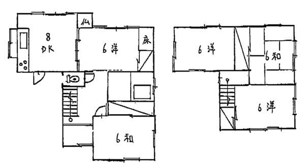 Floor plan. 7.8 million yen, 5DK, Land area 200.2 sq m , Building area 90.25 sq m