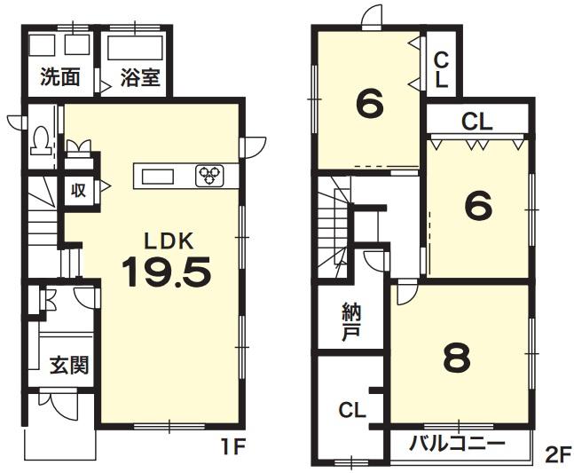 Building plan example (floor plan). Building plan example (No. 1 place) 3LDK + S, Land price 14,950,000 yen, Land area 140.4 sq m , Building price 13.4 million yen, Building area 102.67 sq m