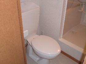 Toilet. Separate type This is useful Tsuite also shelf above