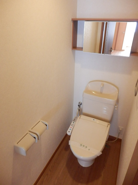 Toilet. Warm water washing toilet seat. It is with heating toilet seat ☆ 