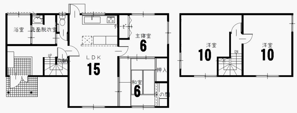 Floor plan. 7.8 million yen, 4LDK, Land area 166 sq m , Building area 109.59 sq m