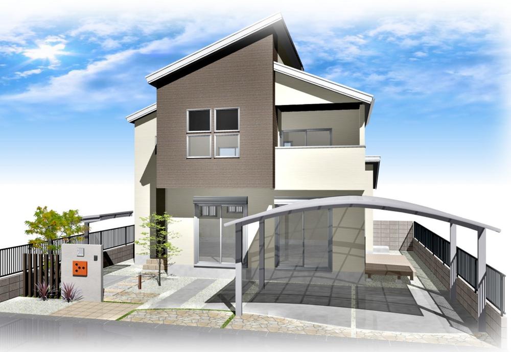 Building plan example (Perth ・ appearance). Building plan example  Building price 14.8 million yen, Building area 108.21 sq m