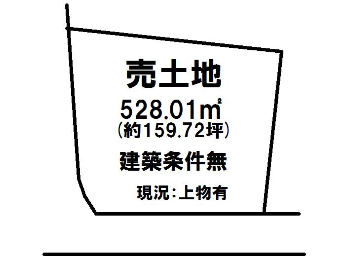 Compartment figure. Land price 36 million yen, Land area 528.01 sq m