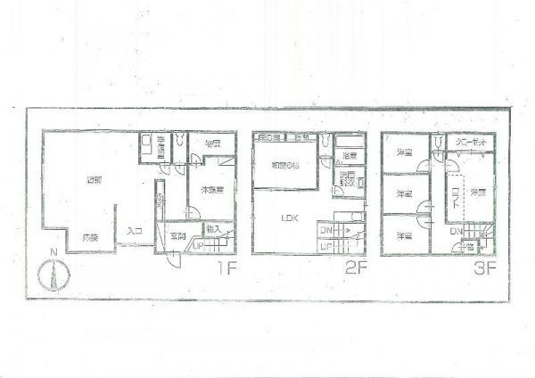 Floor plan. 29,800,000 yen, 5LDK, Land area 229 sq m , Building area 188.77 sq m