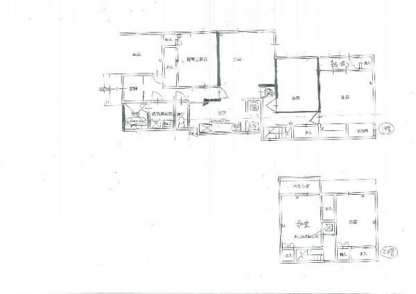 Floor plan. 17.8 million yen, 5LDK, Land area 209.3 sq m , Building area 153.13 sq m