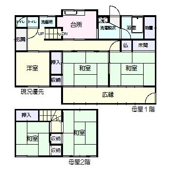 Floor plan. 15.8 million yen, 7DK, Land area 302.52 sq m , Building area 131.59 sq m