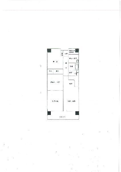 Floor plan. 3LDK, Price 13.8 million yen, Occupied area 57.74 sq m