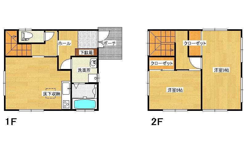 Floor plan. 15 million yen, 2DK, Land area 188.68 sq m , Building area 70.54 sq m