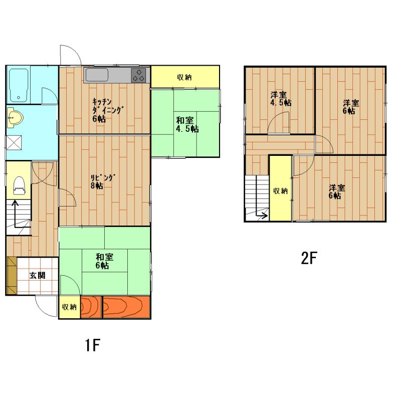 Floor plan. 11.8 million yen, 5LDK, Land area 200.08 sq m , Building area 99.03 sq m