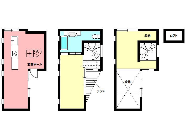 Floor plan. 18.5 million yen, 2LDK+S, Land area 53.68 sq m , Building area 79.18 sq m