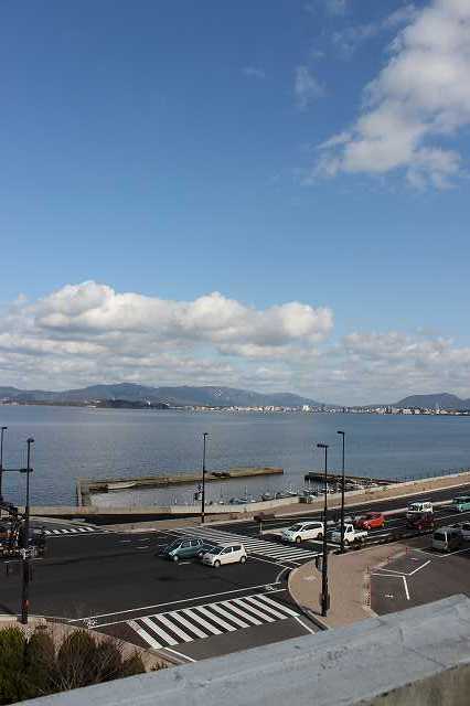 View. Rooftop view (Lake Shinji views)