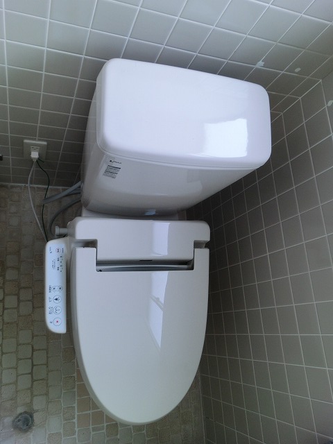 Toilet. Shared toilet (with washlet)