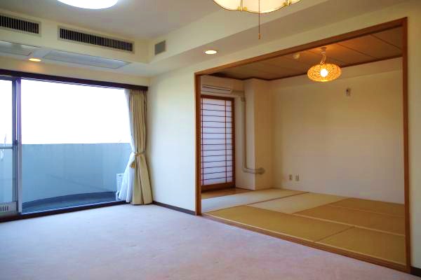 Living and room. It is as indoor living and Japanese-style room