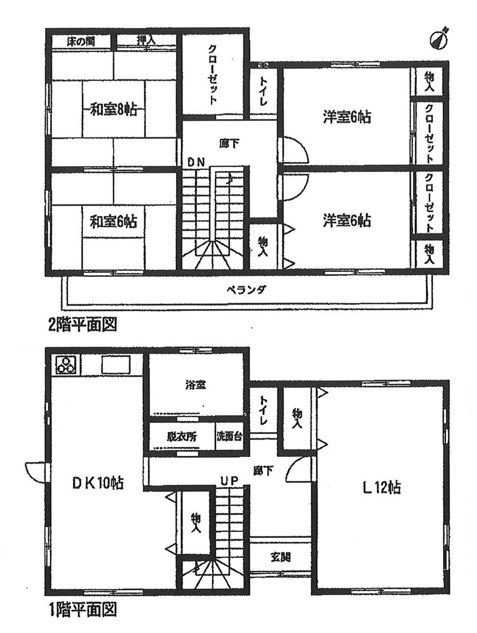 Floor plan. 19,800,000 yen, 4LDK, Land area 139.2 sq m , Building area 134.77 sq m