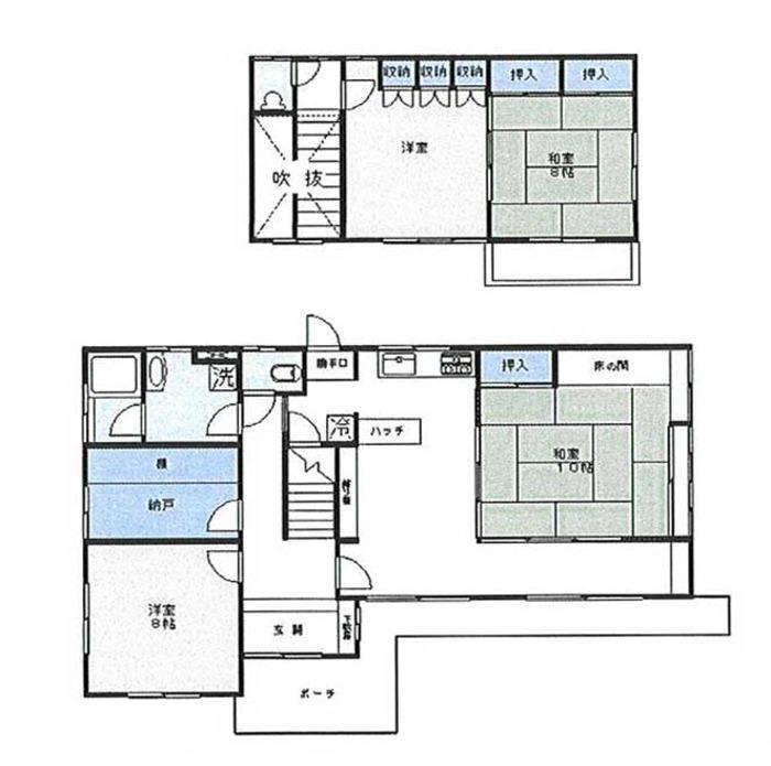 Floor plan. 18 million yen, 4LDK, Land area 515.75 sq m , Building area 143.61 sq m