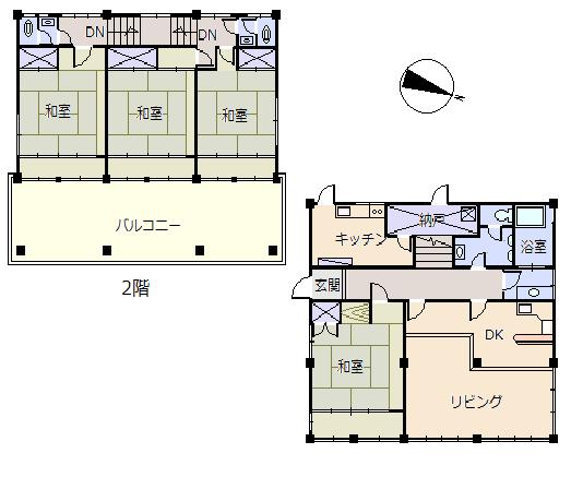 Floor plan. 15 million yen, 4LDKK + S (storeroom), Land area 280 sq m , Building area 172.46 sq m