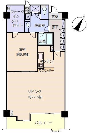Floor plan. 1LDK + S (storeroom), Price 22.5 million yen, Occupied area 87.32 sq m , Balcony area 10.92 sq m
