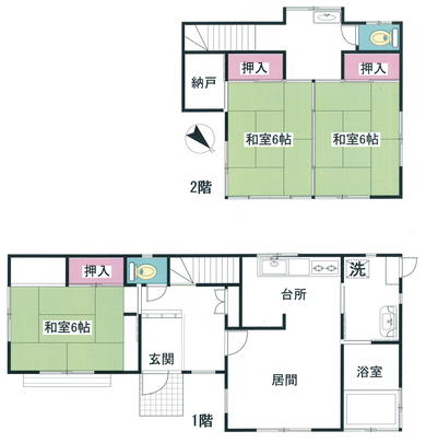 Floor plan. 19,800,000 yen, 3LDK + S (storeroom), Land area 469.4 sq m , Building area 88.01 sq m