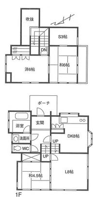 Floor plan. 14.8 million yen, 3LDK + S (storeroom), Land area 267 sq m , Building area 83.21 sq m