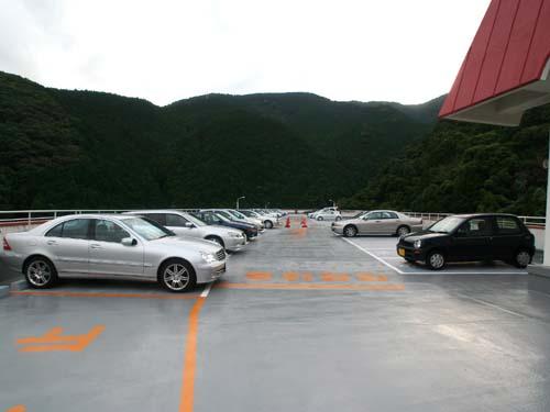 Parking lot. Rooftop parking