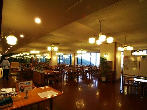 Other common areas. Dining room with views of the Hatsushima