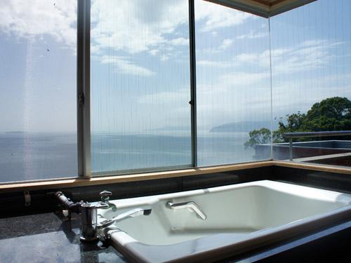 Bathroom. Good bathroom with views